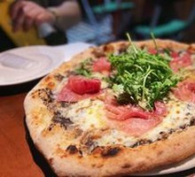Black Truffle Porcini Prosciutto Pizza