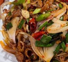Stir-Fried Pig Intestines
