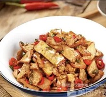 Fried Tofu Skin with Pork