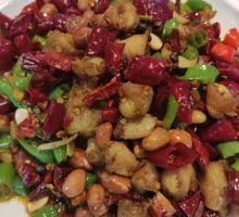 Spicy Stir-fried Chicken Gizzards
