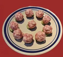 Hand-Pressed Cilantro Meatballs