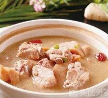 Pork Rib Stewed with Lotus Root