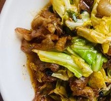 Sautéed Pork with Bok Choy
