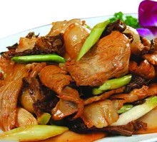 Salted Vegetable Stir-fry with Pork