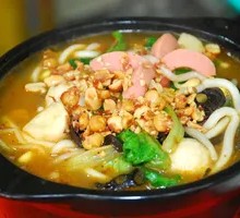 Spareribs Hot Pot with Potato Noodles