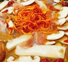 Ganoderma and Ham Chicken Stew