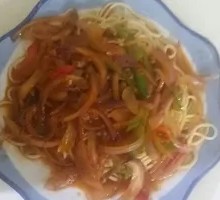 Onion Beef Noodles
