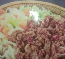 Minced Meat Dry Noodles