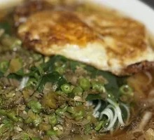 Grandmother's Kimchi Omelette Noodles