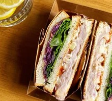 Taro and Sweet Corn Sandwich