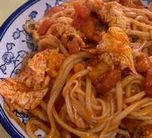 Tomato and Egg Fried Noodles