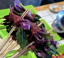 Blood皮菜 with猪Liver