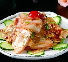 Cold-mixed pig's head meat