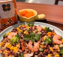 Salted Egg Yolk Shrimp Fried Rice