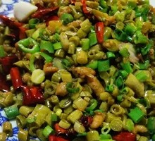 Fermented Pork and Green Beans