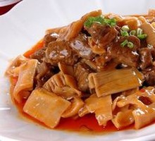 Braised Beef Tendon with Bamboo Shoots