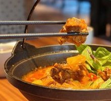 Stir-Fried Pork Ribs with Rice Noodles and Holy Basil