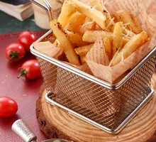 Black Truffle Skin-On Thick Fries