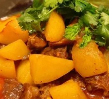 Potato and Beef Brisket Rice Bowl