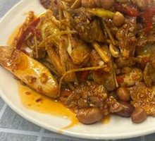 Cucumber and Walnut Salad with Pork