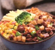 Xingbao Mushroom and Pork Diced Stir-fry