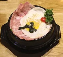Lunch Meat Stone Pot Rice