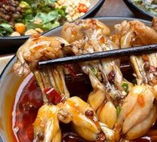 Freshly Caught Bullfrog