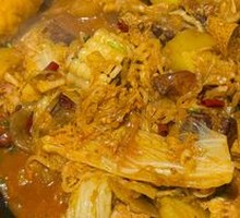 Stewed Chicken in Iron Pot