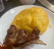 Pan-fried Dumplings with Cornbread