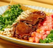Sichuan-style Beef Wrapped in Tiao Skin and Tofu