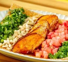 Sweet Potato Skin Wrapped Pork Belly