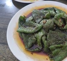 Braised Green Pepper with Tiger Stripes