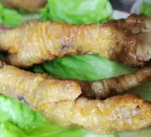 Braised Chicken Feet with Tiger Skin