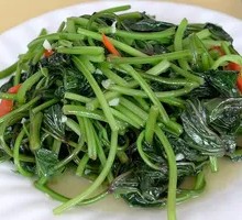 Stir-fried Sweet Potato Leaves
