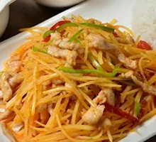 Potato and Pork Noodle Bowl