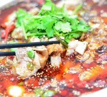 Fish with Pig Intestines