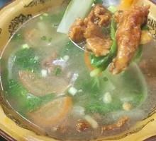 Homemade Crispy Meat Soup