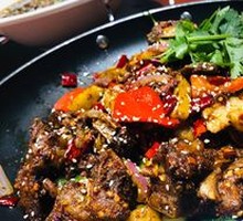 Dry Pot Pork Ribs with Potato