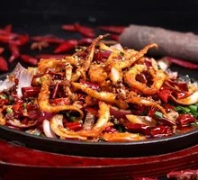 Dry Pot Squid Tentacles