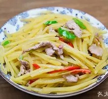 Potato and Pork Noodle Bowl