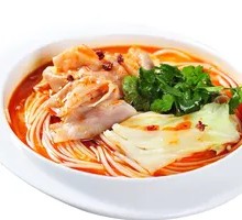 Spicy Beef Noodle Soup in Golden Broth