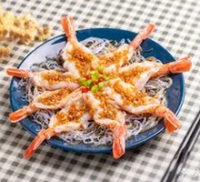 Garlic Shrimp with Rice Noodles