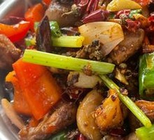 Spicy Pot Chicken and Intestines