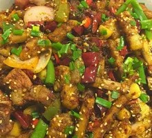 Dry Pot Bamboo Shoots and Pork Ribs