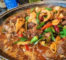 Volcanic Stone Pot Pig Intestine and Goose