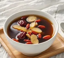 Freshly Brewed Brown Sugar Red Date Ginger Tea