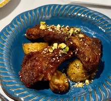 Basil Pistachio Roast Pork Chop