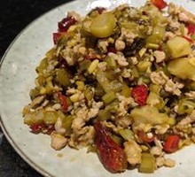 Pickled Vegetable Stir-Fried with Minced Pork