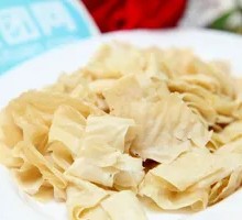 Dried Bean Skin and Pigskin Dish