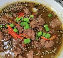 Sichuan-style Tender Beef with Green Peppercorns
